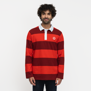 Vodafone Striped Polo Longsleeve